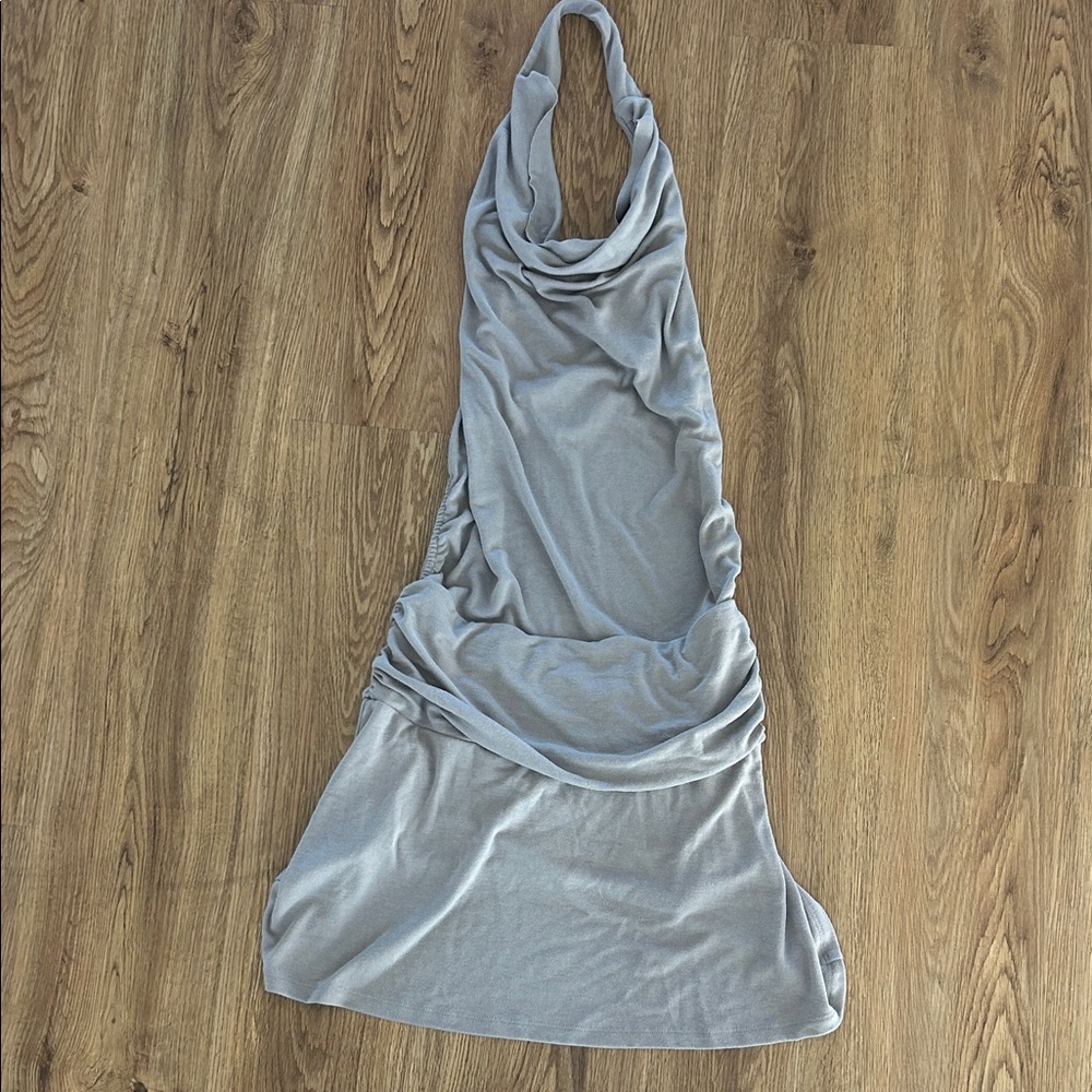Free People Good Feels Cowl Neck Mini Dress